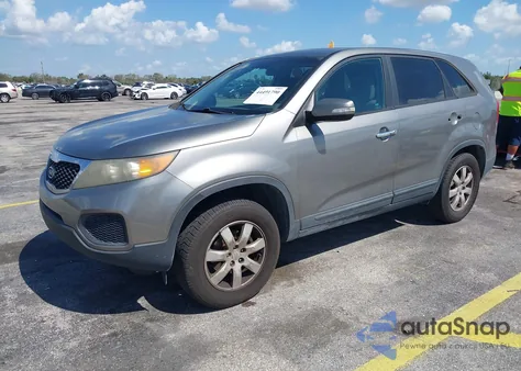 2011 Kia Sorento Lx z USA, uszkodzony, nr VIN 5XYKT3A1XBG139154